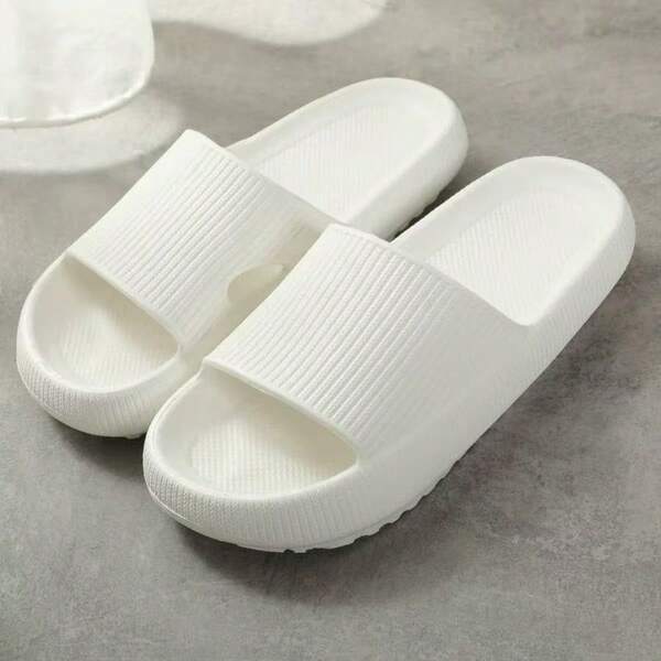 Comfortable Slippers For Women, Summer Outdoor/Indoor House Bathroom Non-Slip Durable Couple Home Slippers, Men Sandals