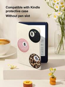 Embroidered Billiards Tablet Protective Case, Compatible With IPad 9.7/10.2/10.5/10.9/12.9/Pro 11 (10th Gen), Compatible With Samsung Galaxy Tab S6 Lite 10.4 Inch, Compatible With Kindle Paperwhite 12th Gen (2024 Model), Kindle (11th Gen) (2022 Release), Soft Shock-Proof Protection, Smart Stand/Auto Wake/Sleep Function, Christmas Gift. - Multicolor - View 7