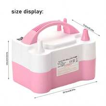 Portable Electric Balloon Pump/Electric Balloon Inflator Decoration, Suitable For Halloween Parties, Gifts, Wedding Celebrations, Holiday Party Decoration, Balloon Pump - Hồng - Xem 5