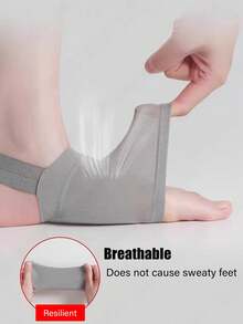 1 Pair Of Arch Support Insoles, Featuring Soft Silicone Arch Support And Breathable Arch Protection Sleeves To Reduce Foot Friction. Washable And Reusable, Suitable For Both Men And Women