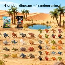 Tecforood 1/3/5/7/12款随机、不重复的恐龙咬手指玩具模型可供选择。这些模型造型生动逼真，采用防摔材质，拥有多种恐龙动物造型（适合用作展示挂件/桌面摆件）。咬手指的细节提升了互动乐趣（提升了游戏体验）。