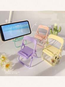 卡通宇航员手机平板支架，可爱装饰摆件，迷你雕像，桌面收纳架，适用于客厅、卧室、办公室、厨房 - 解放双手，方便看视频、充电、工作、烹饪 - 太空人款 - 查看 10