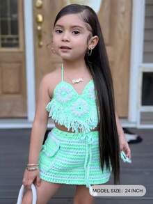 Synthetic Long Straight Ponytails Extension Hair Claw Clip On Ponytail Hair Extension For Kids Pony Tail Hairpiece Style 1pc