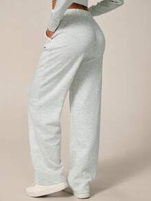 NcmRyu 1 Set Women's Half-Zip Collar Long Sleeve Pocket Elastic Waist Pants Sports Suit