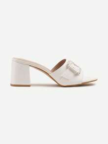 Boho Chic Block Heel Sandals Women Summer Casual Travel - White - View 3
