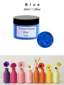 50 ml/1,69 oz Pigment de plâtre, 12 couleurs disponibles - Agent colorant à base d'eau pour le plâtre, les artisanats en époxy et la fabrication de bijoux. Colorant en poudre convenant à l'artisanat de résine, à la fabrication de bijoux DIY, à la coloration de bougies faites main, au ciment, à la teinture de peinture et plus encore. Poudre de pigment polyvalente, idéale pour les débutants - Multicolore - Voir 10