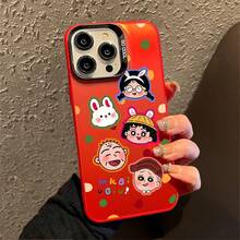 Maruko Geeignet für Apple 13 Handyhülle  14 Farbe Silber 15 Pro Max Nische 11 Kreativ 12 Stoßfest X - Schwarz - Übersicht 3