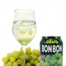 Suco Coreano Bebida Importada Refrescante Bonbon com Pedaços Uva Verde Haitai 238ml - 238ml - Visão 2
