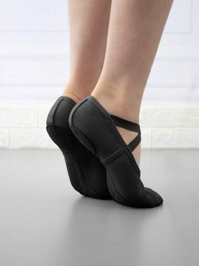 Wuyuan Stretch Canvas Ballet Shoes/Ballet Slippers With Inner Lining – Perfect Support And Comfort For Professional Dancers In Ballet, Jazz, Lyrical, Contemporary Dance, And Yoga Flexibility