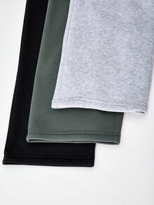 3pcs Girls Letter Print Pants Set