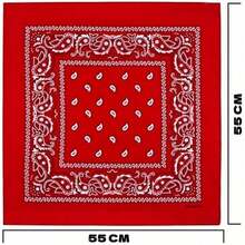 12 Piezas Paliacates Multifuncionales para Hombre y Mujer - Pañuelos para la Cabeza para Deportivo Correr y Ciclismo, 4 colores Bandanas Versátiles: Bufanda, Diadema y Más (55x55cm)(default) - Tipo 1 - Ver 3