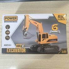 Children's Remote-Controlled Excavator Toy 2.4G Construction Vehicle Truck Toy, Construction Vehicle, With Lights And Sound, And Rechargeable Battery - The Perfect Gift For Christmas, Halloween, Thanksgiving - Multicolor - View 11