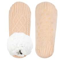 1/2 Perechi Șosete de casă pentru bărbați, căptușite termic, anti-miros, antiderapante, potrivite pentru casă și birou, toamnă/iarnă