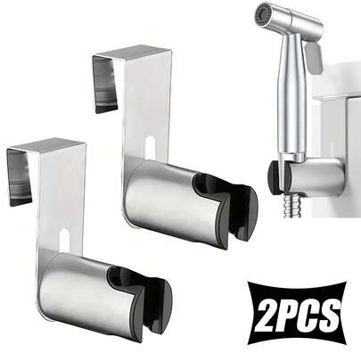 2pcs ABS Toilet Spray Holder, Handheld Toilet Seat Sprayer Bracket For Toilet Tank