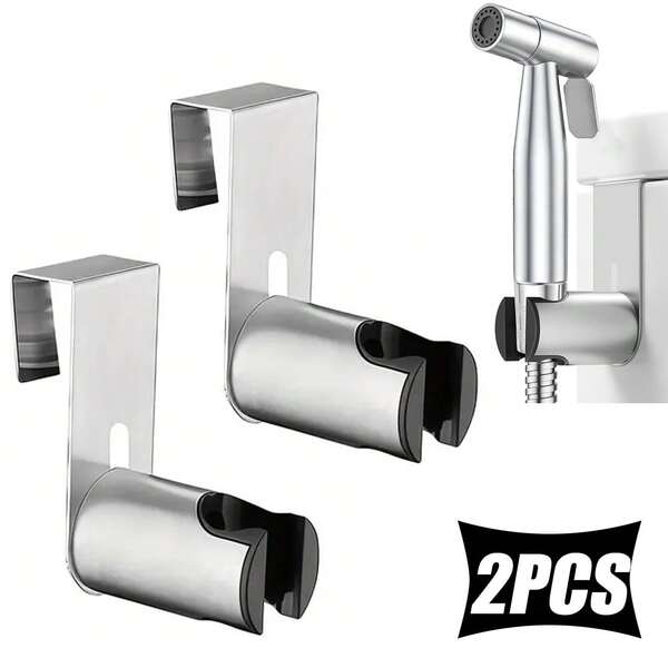 2pcs ABS Toilet Spray Holder, Handheld Toilet Seat Sprayer Bracket For Toilet Tank