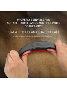 1 件，大号马毛刷，专业马毛刀片多功能马匹按摩美容工具，22.5*5.2*2.5 厘米（黑色/红色/蓝色）
