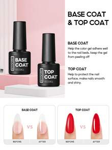 coscelia 3 Colors 16ML Poly Nail Gel With Slip Solution Set, White Pink Nail Builder Gel With Nail Light, Top Base Coat, Nail Supplies For Women DIY Extension Nails Salon Christmas Gift