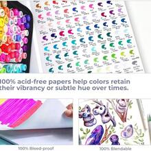 Ohuhu Marker Pads Art Sketchbook, 16.5"X11.7" XL A3 Large Paper Size, 120 Lb/200 Gsm Heavy Smooth Drawing Papers, 48 Sheets/96 Pages, Spiral Bound Sketch Book For Alcohol Markers Christmas Gift - 16.5"x11.7" - 查看 7
