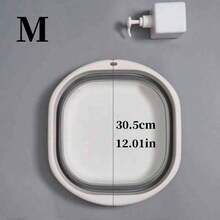 1PCS/2PCS/3PCS 大型便携式折叠洗脸盆 - 可折叠，适合旅行和户外使用，非常适合家庭足部护理