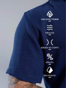 Men's Short Sleeve Priest Collar Shirt – Premium Quality, Perfect Fit, Light And Fresh Fabric, Easy To Iron. - 藍色 - 查看 4