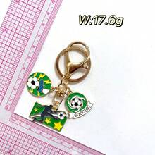 Móc khóa đội bóng đá 2026 thời trang mới bóng thể thao cúp móc khóa trang sức bé trai người hâm mộ bóng đá túi xe mặt dây chuyền quà tặng chìa khóa bóng đá - Nhiều màu - Xem 13