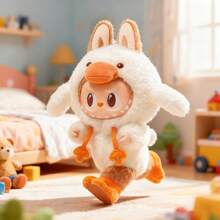 POP MART The Monsters Labubu Forest Fairy Tale Series Vinyl Plush Hang Card Cute Bunny Outfit Figurine Valentine's Day Gift Bag Charm Collectible - Multicolor - View 4