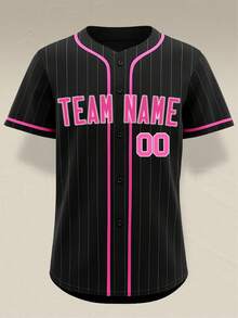 Kaos Jersey Baseball yang Dapat Disesuaikan untuk Pria, Wanita, dan Remaja, Cetak Nama dan Nomor yang Dipersonalisasi, Hadiah Liburan Halloween, Natal, dan Hari Raya Lainnya - Putih - View 3