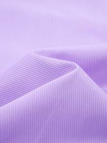 Men's Breathable, Non-Sticky Dress Shirt, Easy To Wash And Dry, Ideal For Work, Meetings, And Everyday Wear - 淡紫色 - 查看 5