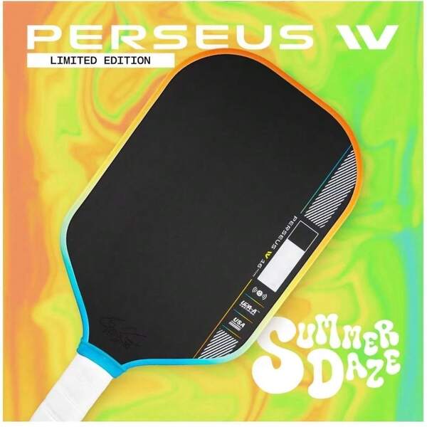 1 Piece Pro IV Pickleball Paddle – Raw Carbon Fiber Surface – Perseus – 14mm/16mm – Technical Elastic Power – Propulsion Core – Wide Or Slim Shape – UPA-A And USAP Certified