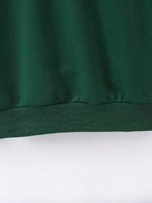 Áo len dài tay dày dặn kiểu Ý mới cho bé trai mùa thu/đông, thiết kế giản dị, chất liệu thoải mái và thân thiện với da, phù hợp cho mặc hàng ngày, đi học và các hoạt động ngoài trời vào mùa xuân/thu. - Màu xanh lá cây đậm - Xem 3