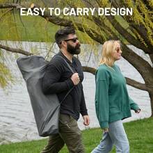 2 Person Folding Loveseat Comfortable Double Foldable Camping Chair For Outdoor Use Lightweight And Durable Grey Folding Lawn Chairs With Carry Handle For Garden Patio Beach And Picnic - Xám - Xem 8
