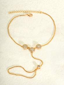 1 قطعة خاتم إصبع مطلي بالذهب بتصميم فريد من نوعه ذو قبة نصفية من الزركونيا، مناسب للخروجات اليومية للنساء، الاجتماعات التجارية، حفلات الزفاف والأعياد، وهدايا رمضان