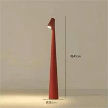 1 PC LED Table Lamp, Rechargeable, Long Battery Life, Portable Table Lamp, Nordic Modern, Minimalist Style, Suitable For Living Room/Bedroom/Bedside Decorative Table Lamp