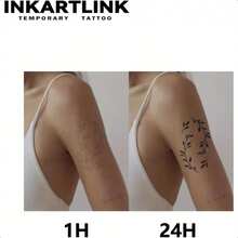 INKARTLINK 新パッケージ先行第一期 タトゥーシール 2枚セット 2週間長持ち 防水 tattoo ジャグアタトゥー 入れ墨シール 半永久的 メンズ レディース 卒業式 イベント フェス プール パーティー お祭り 旅行に活躍 魅力UP 説明書付き - 5 - チェックする 5