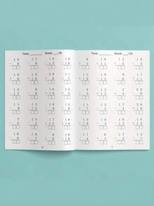 Conjunto de cuadernos de práctica de matemáticas para 1er a 3er grado: Ejercicios de suma y resta de dígitos simples y dobles - Actividades de aprendizaje, recursos para maestros, materiales de educación infantil, idioma inglés, tapa blanda, herramientas de aprendizaje de matemáticas - Multicolor - Ver 5