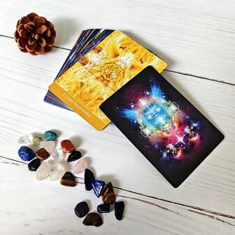 1 Box Of Visionary Soul Affirmation Cards, 39 English Cards, Beautifully Illustrated With Vibrant Colors, Suitable As Birthday, New Year Gift, Or For Personal Divination And Future Prediction