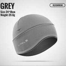 WRELS 1 Piece Of Autumn And Winter Windproof Earflap Cycling Cap, Pirate-Style Cap, Solid-Color Warm Beanie, Helmet Liner Cap, Windproof And Warm Cycling Hat, Autumn And Winter Windproof Warm Ear-Protecting Hat With Earflaps, Suitable For Cycling, Skiing, Motorcycle Riding, Running And Outdoor Sports - Multicolor - View 10