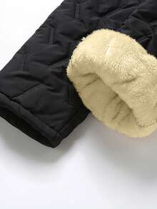 1件装女士冬季保暖运动裤，直筒剪裁，防风防寒，休闲紧身裤