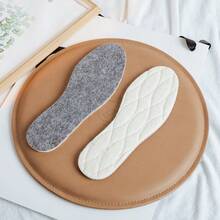 1 Pair Real Wool Insoles Are Cold-Proof And Warm Thermal Lined Thickened Compressed Wool Felt For Winter Winter Felt