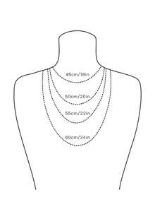 1 pieza Collar de moissanita cuadrada de 6.5 mm, plateado en plata S925 con baño de oro de 18K, diseño de cadena cuadrada, joyería elegante adecuada para boda, fiesta, vacaciones, Navidad, uso diario - Plateado - Ver 9