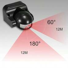 Interruptor inteligente de pared con sensor de presencia humana - Negro - Ver 3