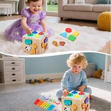 TAKUTA Juguete Educativo Montessori 8 en 1, Material Didáctico Preescolar, para Niños 1-6 Años - 1 - Ver 5