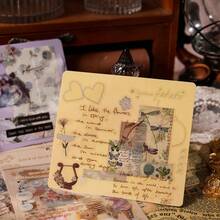 1 opakowanie kreatywnych, estetycznych naklejek w stylu vintage, odpowiednich do scrapbookingu, dekoracji DIY, prezentów świątecznych, spersonalizowanych albumów, artykułów szkolnych, sezonu powrotu do szkoły