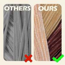 100/200/300 Pcs Pipe Cleaner Mocha Mousse Color, Pipe Cleaners, Pipe Cleaners Craft Supplies, Chenille Stems For DIY Arts Crafts Project, Pipe Cleaner For Craft Foldable Chenille Rod Pipe Cleaner, Craft Pipe Cleaner For DIY Craft And Cleaning, Chenille Stems Creative Craft Pipe Cleaners Flowers For DIY Craft Bouquets ﻿ ﻿ ﻿ ﻿ - Mocha Mousse - View 4