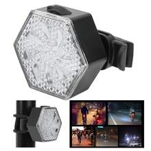 Luz Led Para Bicicleta De Delantera Y Traseras, Luces Para Bicicleta Recargables Y Impermeable, Luz De Neumático Faro De Bicicleta De Emergencia, Kit Para Bicicleta Led Lights, Accesorios Para Bicicletas, 7 Colores De Luz Y 3 Modos De Iluminación - Negro - Ver 8