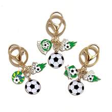 Móc khóa đội bóng đá 2026 thời trang mới bóng thể thao cúp móc khóa trang sức bé trai người hâm mộ bóng đá túi xe mặt dây chuyền quà tặng chìa khóa bóng đá - Nhiều màu - Xem 8