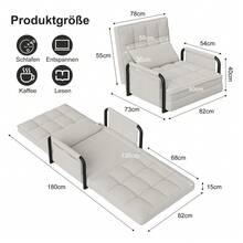 Futon - Beige - Visualizzare 2