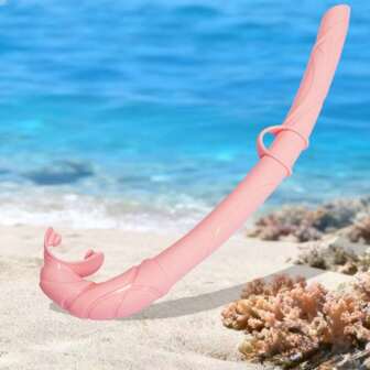 1件全新湿式呼吸管自由潜水全硅胶浮潜装备