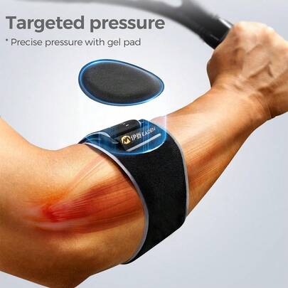 1pc Tennis Elbow Support Brace With Removebale Pad, Adjustable Tennis Elbow Brace For Women Men, Comfortable Golfers Elbow Straps, Elbow Fixator For Tennis Elbow, Ideal For Sports & Daily Use