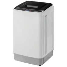 Fully Automatic Top-Loading Portable Compact Washing Machine, Single Tub, With Spin Pump, 10 Washing Programs, 8 Water Level Options, LED Display, 17.8 Lb Capacity, Black. - 美規A型插(110-127V) - 查看 9